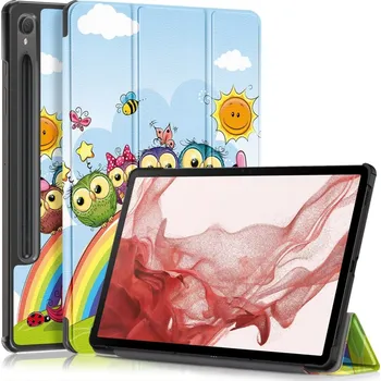 Pouzdro na tablet Print chytré zavírací pouzdro na Samsung Galaxy Tab S9/Tab S10 - zvířátka