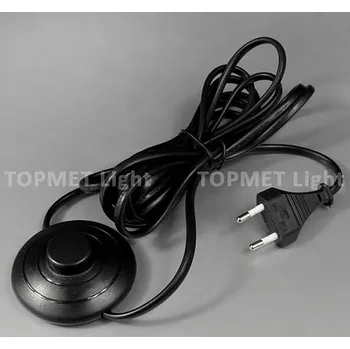 Příslušenství pro LED osvětlení StrongLumio kabel 230V + nožní vypínač, 3,5m 2,5A (StrongLumio kabel 230V + nožní vypínač, 3,5m 2,5A)