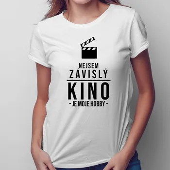 Žertovný předmět Nejsem závislý - dámské tričko s potiskem