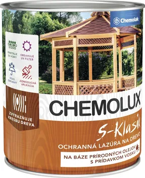 Lak na dřevo Chemolak Chemolux S-Klasik 4 l