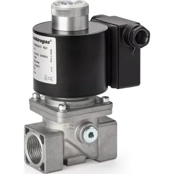 Ventil 2/2 elmagvent. Rp 1",NO,0-2 bar, 24V AC/DC, EX plyn + konekt. ISO4400+LED