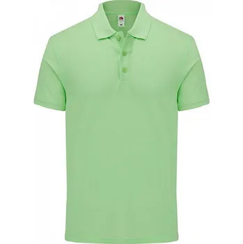 Pánské oblečení Pánská slim-fit polokošile Iconic Fruit of the Loom s rozparky 180 g/m Barva: Neo Mint, Velikost: M F512