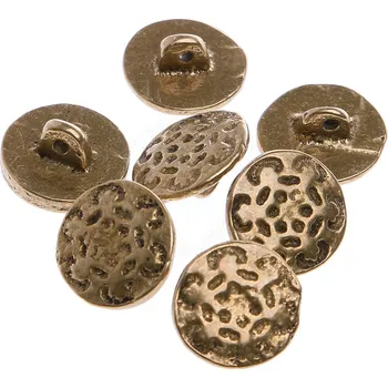 Knoflík Výprodej Mosazný knoflík s květinovým vzorem (1ks) - Outlet