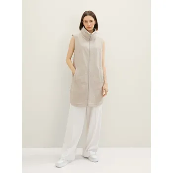 Dámská mikina TOM TAILOR® DÁMSKÁ DLOUHÁ TEDDY VESTA L