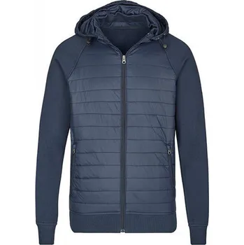 Pánská casual bunda Prošívaná unisex mikina Miners Mate se zipem Barva: modrá námořní, Velikost: S MY810