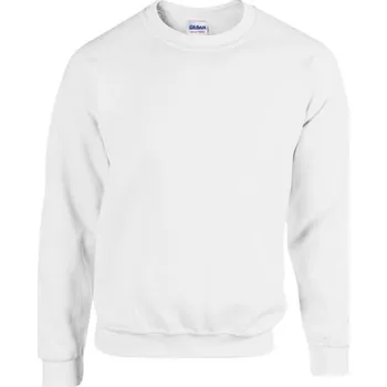 Pánská mikina Pevná směsová mikina Gildan přes hlavu 50% bavlna, 50% polyester Barva: Bílá, Velikost: 3XL G18000