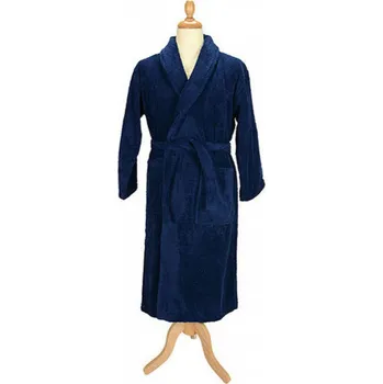 Pánský župan A&R Unisex župan s velkým límcem 400 g/m Barva: modrá námořní, Velikost: 4XL AR025