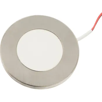 Bodové svítidlo LED bodovka BAILEN 12V 3W bílá teplá, ocel broušená (LED bodovka BAILEN 12V 3W bílá teplá, ocel broušená)