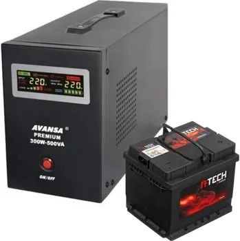 Záložní zdroj Avansa UPS 300W 12V + baterie