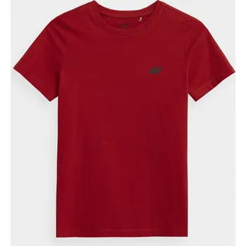 Dívčí tričko 4F 4FJAW23TTSHM0795 RED Dětské tričko EU 134