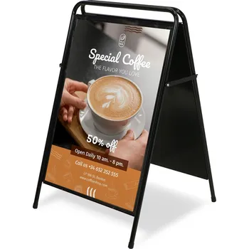 Kovové áčko Elegant 50 x 70 cm