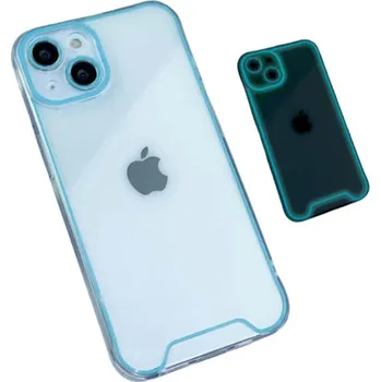Pouzdro na mobilní telefon Svítící ochranný obal pro Apple iPhone 13 Pro - modrý