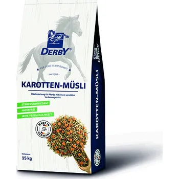 Krmivo pro koně Derby Müsli Karotten DERBY, 15 kg