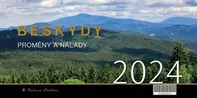 Nakladatelství Justine Radovan Stoklasa stolní kalendář Beskydy/Proměny a nálady 2024