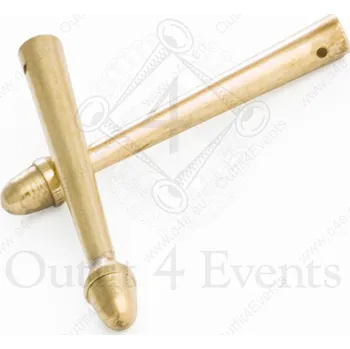 Karnevalový doplněk Marshal Historical 10ks nákončí na tkanice Žaludy