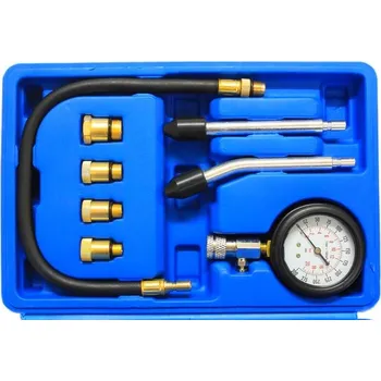 Autodiagnostika Silver Kompresiometr pro benzínové motory, tester kompresního tlaku 0-20 BAR