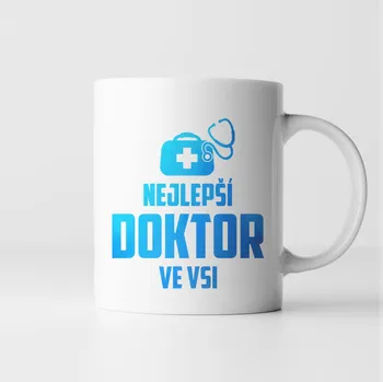 Žertovný předmět Nejlepší doktor ve vsi - hrnek