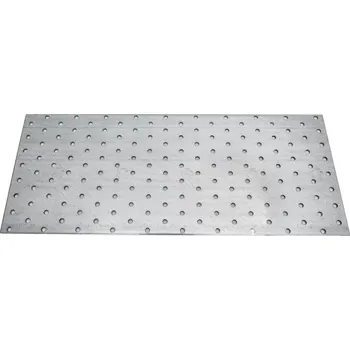 Tesařské kování Mark PP31 / PP22 Destička perforovaná 100x120x2mm tesařská spojka děrovaná pozinkovaná CE
