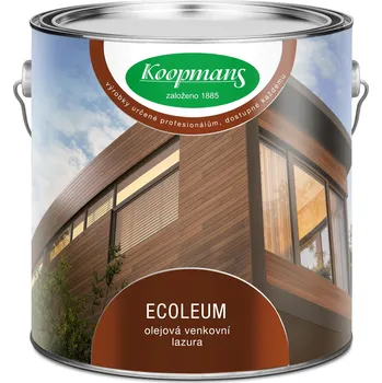 Olej na dřevo KOOPMANS ECOLEUM 001 bezbarvý UV 2,5l
