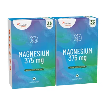 Zdraví Essentials Magnesium vysoká dávka 375 mg – Vegan, 60 kapslí