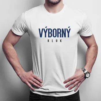 Žertovný předmět Výborný kluk - pánské tričko s potiskem