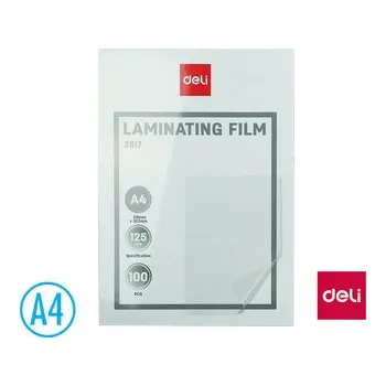 Laminovací fólie A4/125 mic, antistatická DELI E3817, 100ks