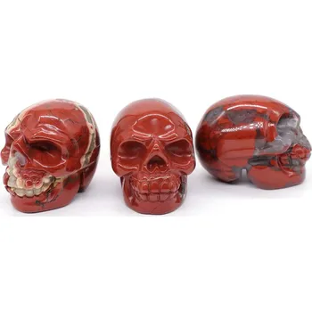 Lebka z kamene - Červený Jaspis (Cena je uvedena za kus.)