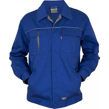 Pracovní oblečení Carson Contrast Prodloužená pracovní bunda s kontrastními prvky Barva: modrá královská - šedá, Velikost: 54 CR700
