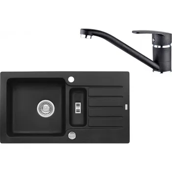 Alveus Niagara 70 ČERNÁ SET - různé typy baterií Dřez / Set: Set, Baterie: Set Nina