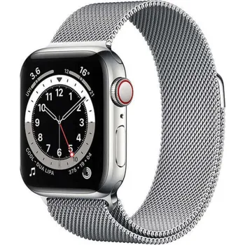 Příslušenství k chytrým hodinkám Elegantní kovový pásek pro chytré hodinky Apple Watch Ultra 2 49 mm - stříbrný