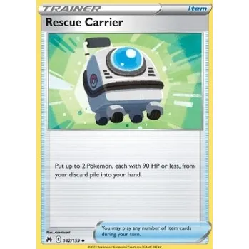 Sběratelská karetní hra Pokémon karta Rescue Carrier 142/159 - Crown Zenith