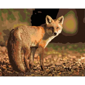 Hračka Diamondi Diamantové malování - LIŠKA A PODZIM Rozměr: 40x50 cm, Rámování: bez rámu a bez vypnutí plátna