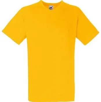 Pánské tričko Fruit of the Loom Pánské tričko Valueweight do véčka, 165 g/m Barva: Žlutá slunečnicová, Velikost: S F270