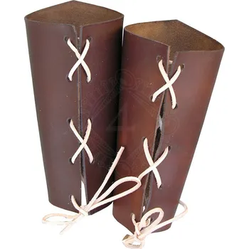 Karnevalový kostým Špulák Kožené nátepníky se šněrováním (pár)