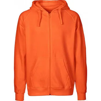 Pánská mikina Pánská mikina Neutral ze 100 % organické bavlny se zipem a kapucí 300 g/m Barva: Oranžová, Velikost: 3XL NE63301