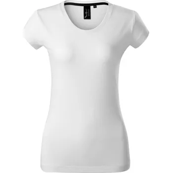 MALFINI Premium Exkluzivní dámské tričko s hlubším výstřihem 160 g/m Barva: Bílá, Velikost: S