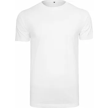 Pánské tričko Build Your Brand Prodloužené pánské tričko z měkčené organické bavlny 180 g/m Barva: Bílá, Velikost: 3XL BY136