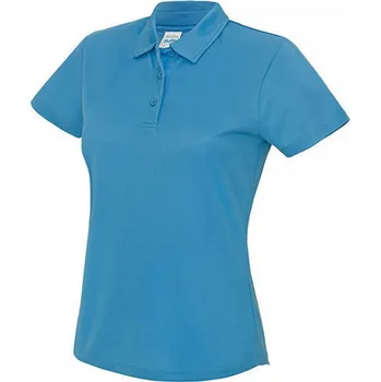 Dámské tričko Just Cool Dámská polokošile Girlie Cool Barva: modrá safírová, Velikost: XL JC045