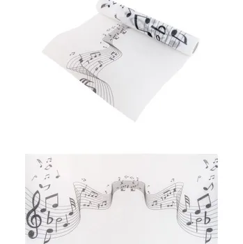 Party dekorace CHAKS Šerpa stolová Music 30 cm x 5 m