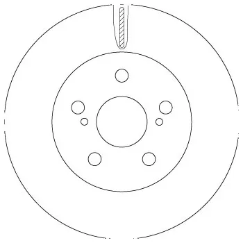 Brzdový kotouč Brzdový kotouč TRW DF6734