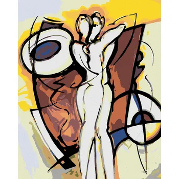 Dětské zboží Diamondi Diamantové malování - ABSTRAKCE MILENCŮ Rozměr: 40x50 cm, Rámování: bez rámu a bez vypnutí plátna