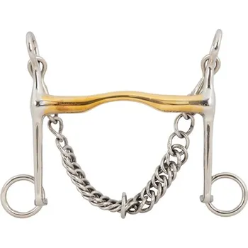 Udidlo pro koně Drezurní páka BR Soft Contact 14mm 13,5cm