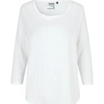 Dámské tričko Dámské organické tričko Neutral se 3/4 rukávky 155 g/m Barva: Bílá, Velikost: XL NE81006