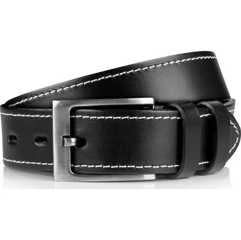 Opasek Opasek ADK Ben černý s bílou nití