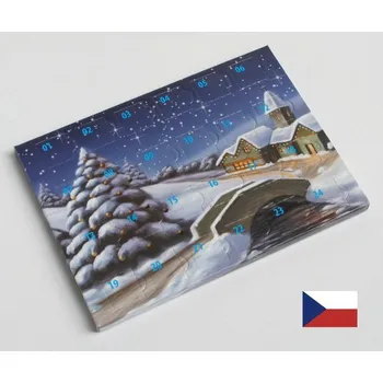 Čokoláda Adventní kalendář A5 s reklamním potiskem mléčná 150ks