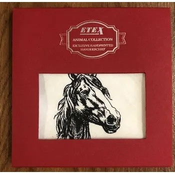 Látkový kapesník ETEX, Hořice s.r.o. Dámský kapesník - KŮŇ - 1 ks varianta: KŮŇ - 1 ks