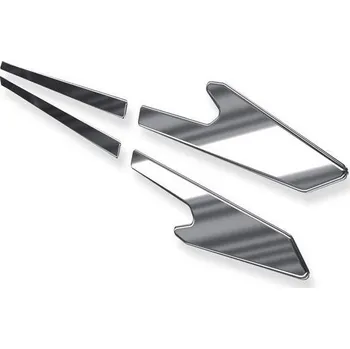 Lišta karosérie CRONI Boční nerezové ochranné lišty Dacia Duster II (2017 - 2024) | Y 2. Matné, směrové broušení povrchu