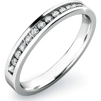 Šperk Zásnubní prsten bílé zlato 585/1000 přírodní diamant 0.168 ct G/SI ZP-10812D velikost 57