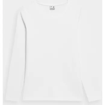 Dámské tričko 4F 4FAW23TLONF167 WHITE Dámské tričko US XXL