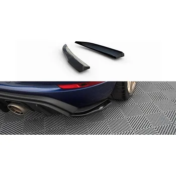 Auto-moto Splittery zadní boční Porsche 718 Cayman GT4 RS 982c černý lesklý plast